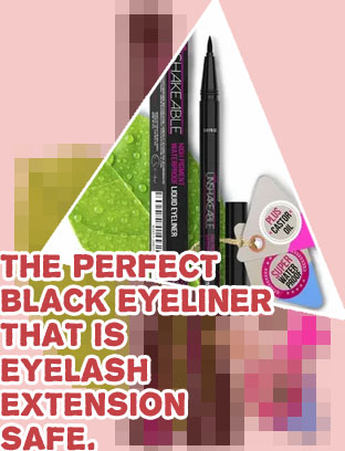 Eyeliner safe for lash extensions