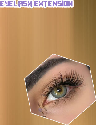 Hybrid eyelash extensions doll eye